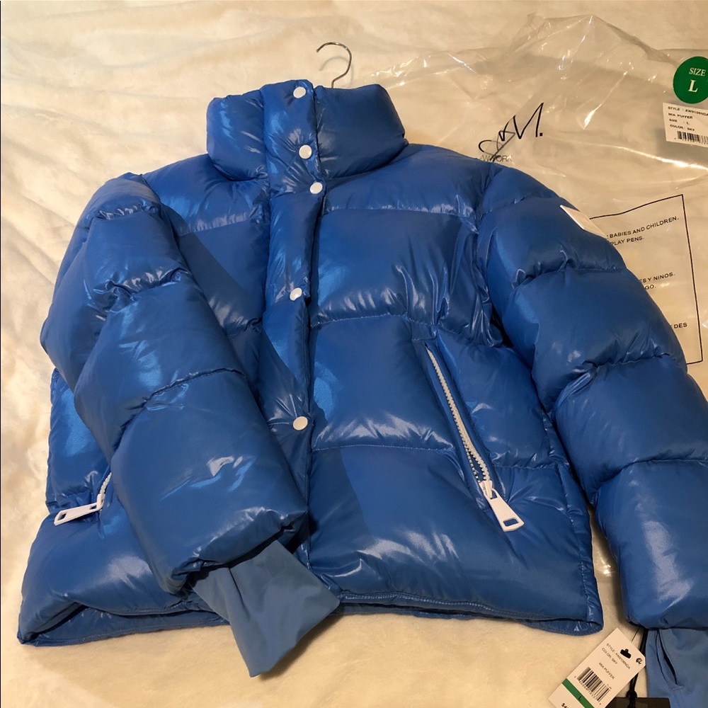 BWT Blue SAMs Jacket Womens Large
